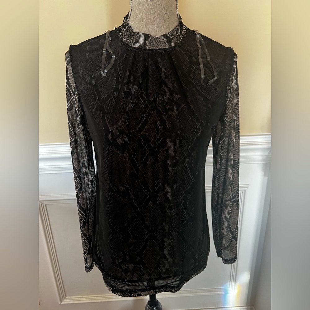 Gray/Black, Classic Python Snake Skin print, High… - image 5